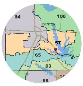 denton county boundaries map