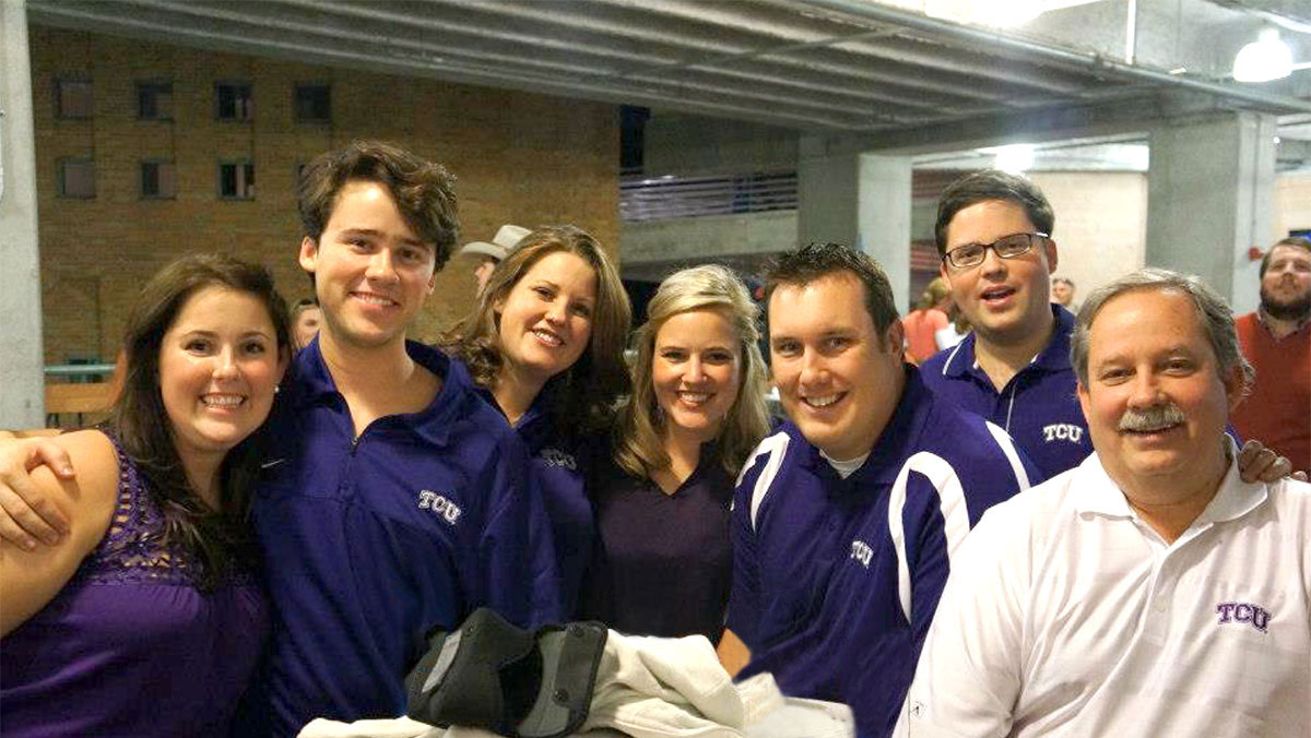 Richard Hayes with family